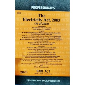 Professional's The Electricity Act, 2003 Bare Act 2023